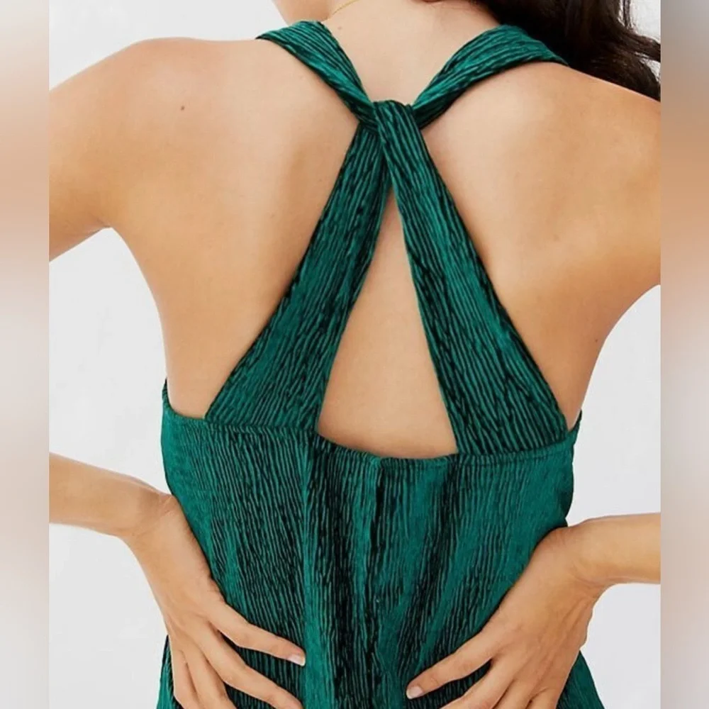 Maeve by Anthropologie Forest Green Dress midi size S